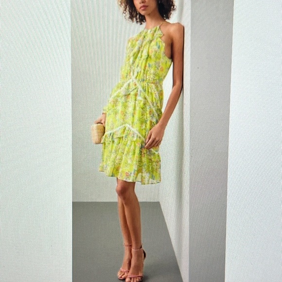 Marissa Webb Dresses & Skirts - Marissa Webb dress Sz 0  Hourglass. Halter neckline. Sleeveless. Back zipper